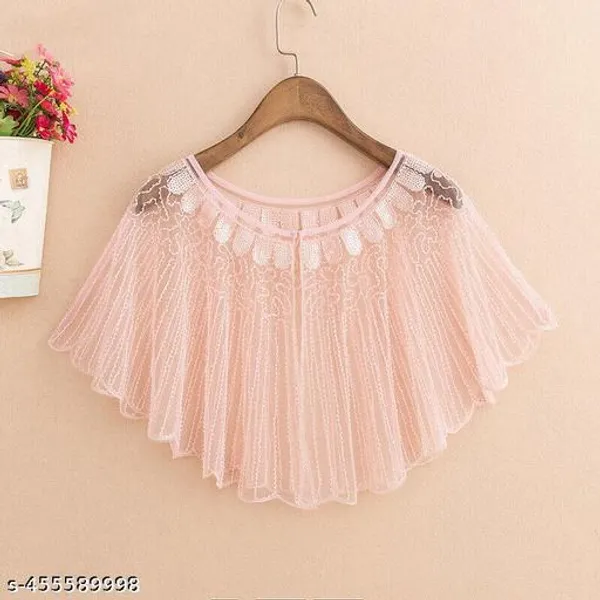 Pink_Poncho_Wrap_Shawl_Cloak_For_Women
