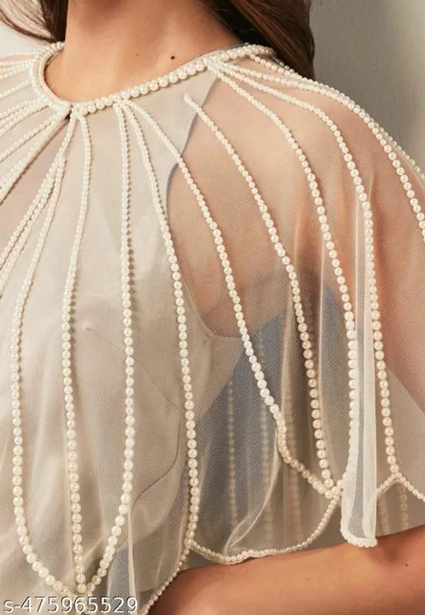 White_Pearl_Poncho,_Poncho_&_Wrap_Bridal_Look_Fit_For_A_Queen_For_Women