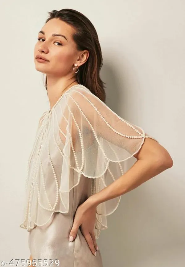 White_Pearl_Poncho,_Poncho_&_Wrap_Bridal_Look_Fit_For_A_Queen_For_Women