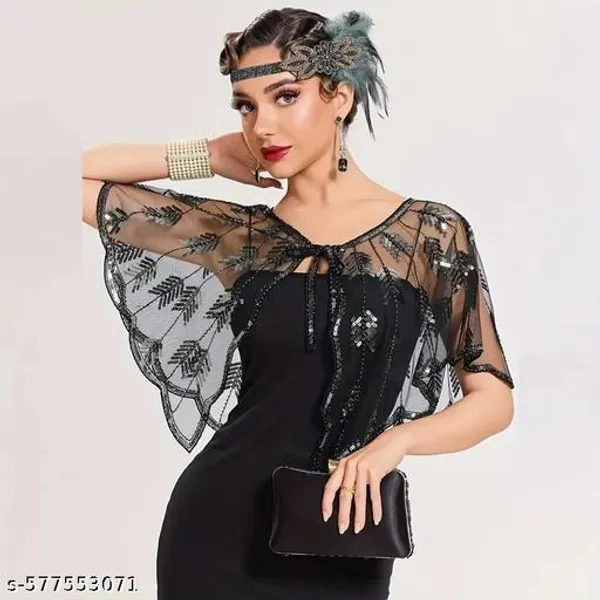 Black_Beaded_Sequin_Shawl_Flapper_Wrap_Evening_Dress_Cape_Poncho_With_Leaf_Embroidery_For_Women