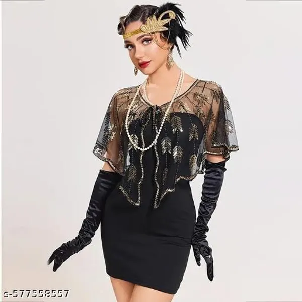 Black_Beaded_Sequin_Shawl_Flapper_Wrap_Evening_Dress_Poncho_With_Leaf_Embroidery_For_Women