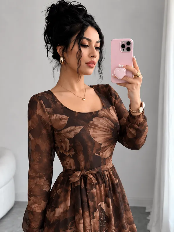 Women_Printed_Flared_Maxi_Dress_with_Full_Sleeves