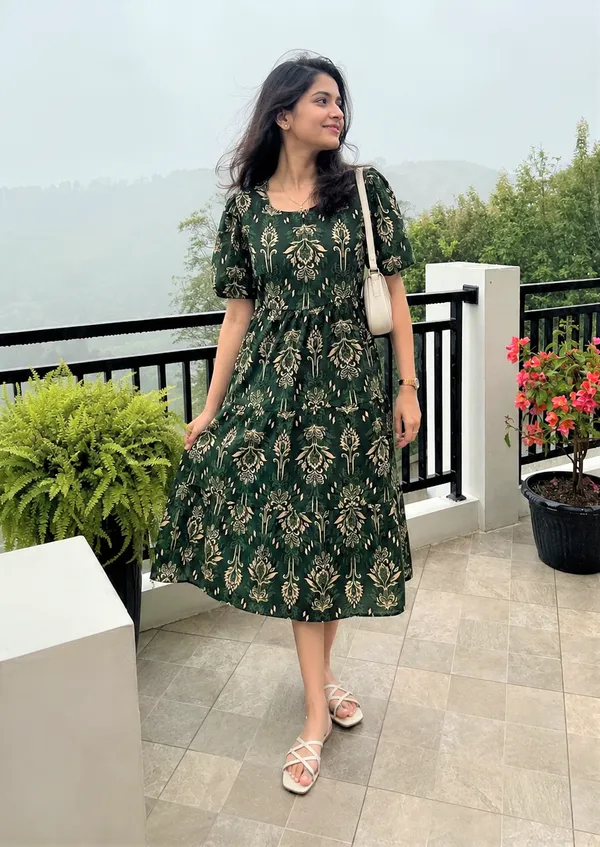Floral_Printed_Fit_&_Flare_Midi_Dress