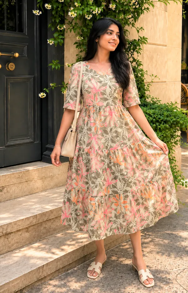 Floral_Printed_Tiered_Midi_Dress
