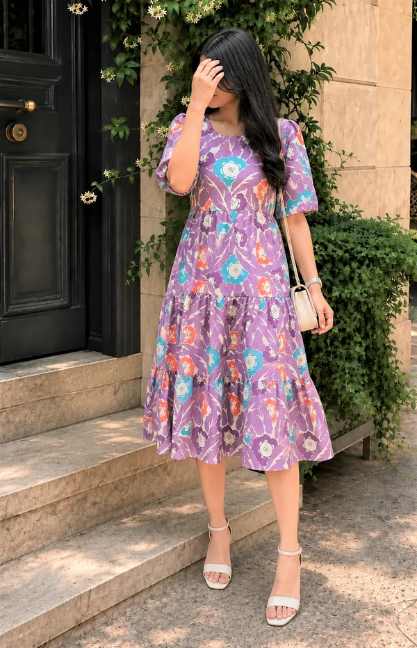 Floral_Printed_Tiered_Midi_Dress