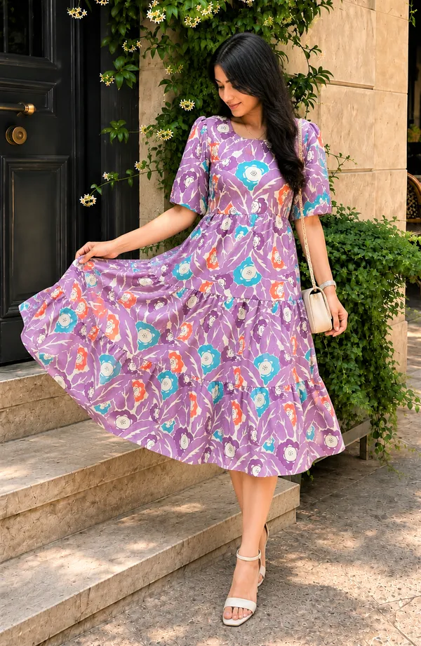 Floral_Printed_Tiered_Midi_Dress