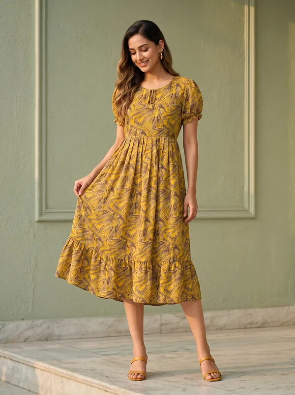 Printed_A-Line_Tiered_Midi_Dress