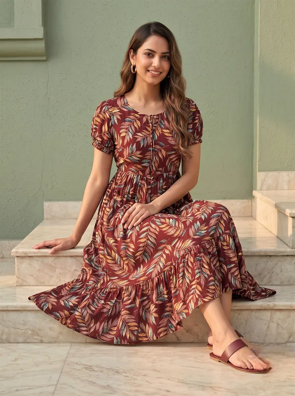 Printed_A-Line_Tiered_Midi_Dress