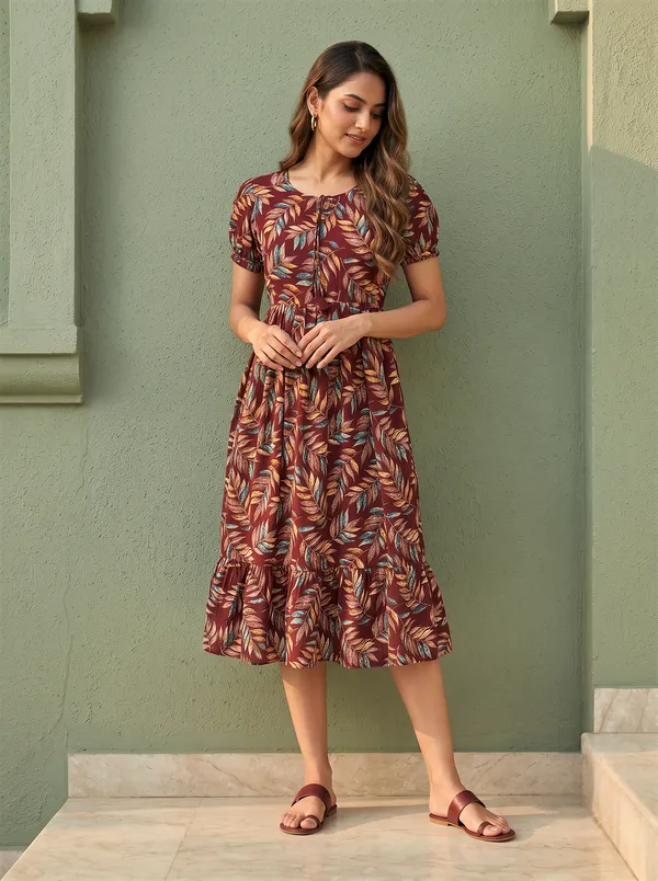Printed_A-Line_Tiered_Midi_Dress