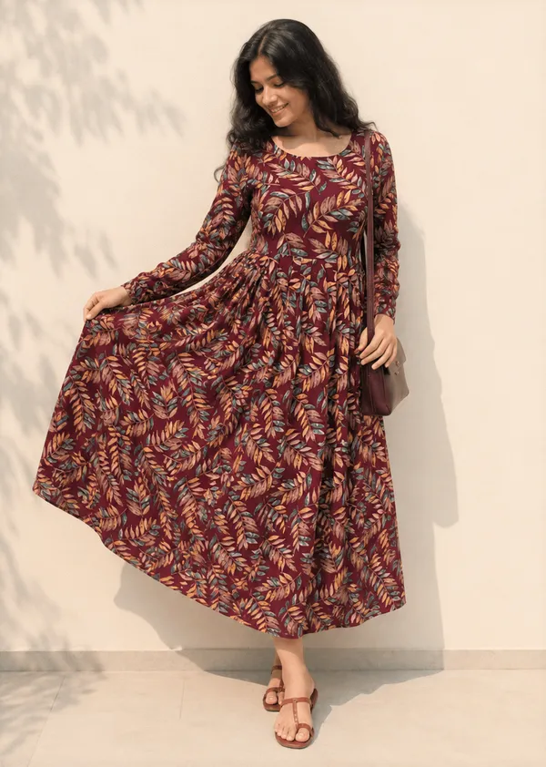 Women_Printed_Flared_Maxi_Dress_with_Full_Sleeves