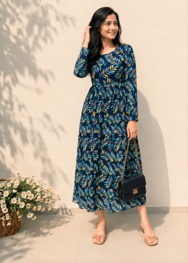 Women_Printed_Flared_Maxi_Dress_with_Full_Sleeves