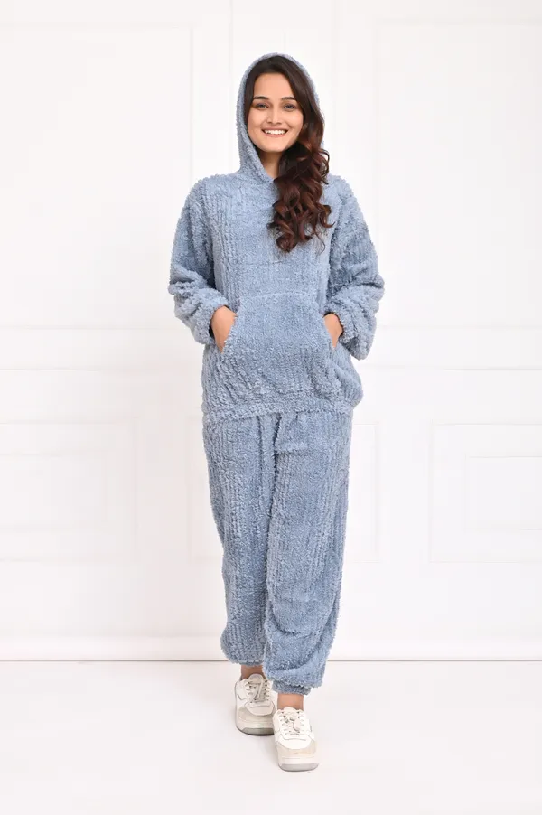 Blue_Winterwear_Night_Suit_With_Hoodie_For_Women