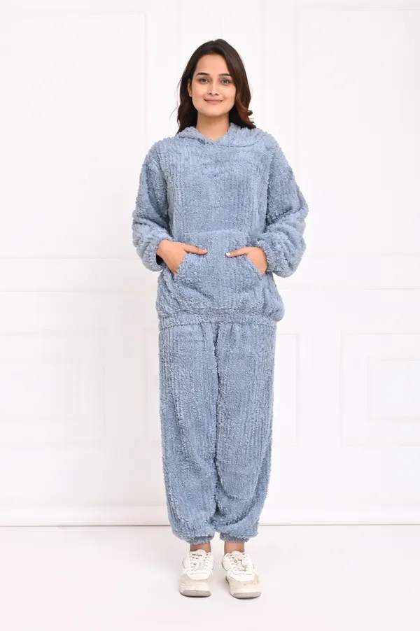 Blue_Winterwear_Night_Suit_With_Hoodie_For_Women