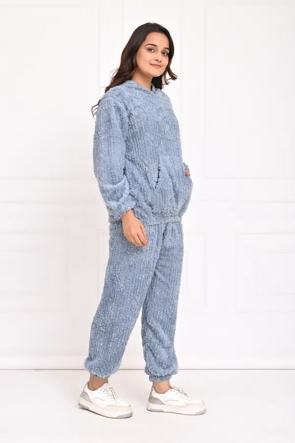 Blue_Winterwear_Night_Suit_With_Hoodie_For_Women