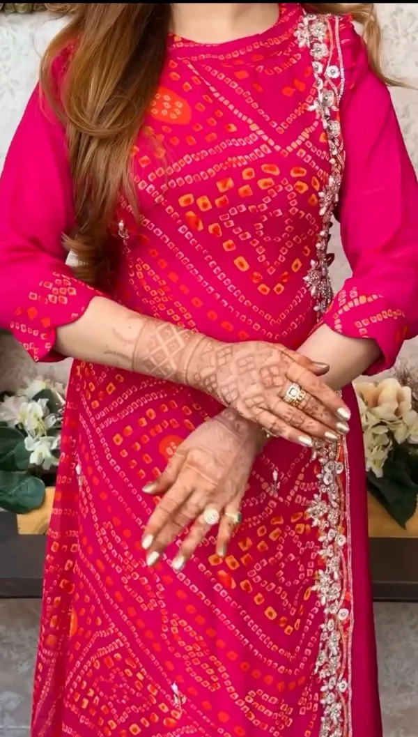 Pink_Pure_Chinnon_Gown_For_Women
