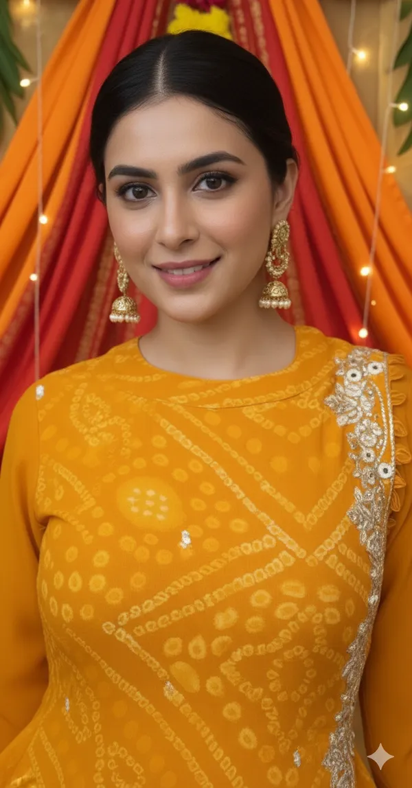 Yellow_Pure_Chinnon_Gown_For_Women