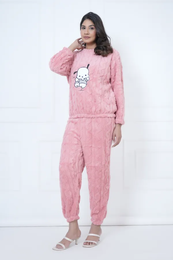 Light_Pink_Peach_Winterwear_Night_Suit_For_Women