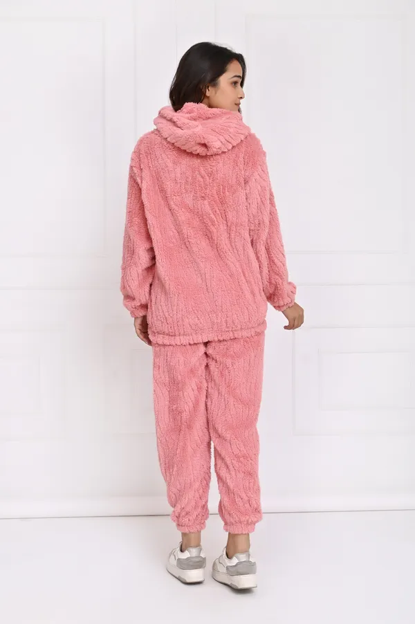 Light_Pink_Peach_Winterwear_Night_Suit_With_Hoodie_For_Women