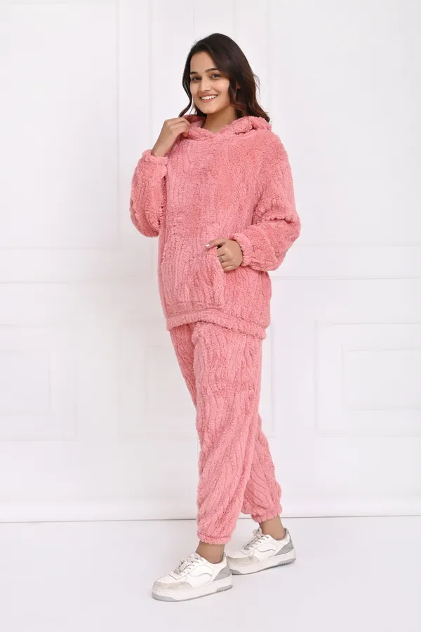 Light_Pink_Peach_Winterwear_Night_Suit_With_Hoodie_For_Women