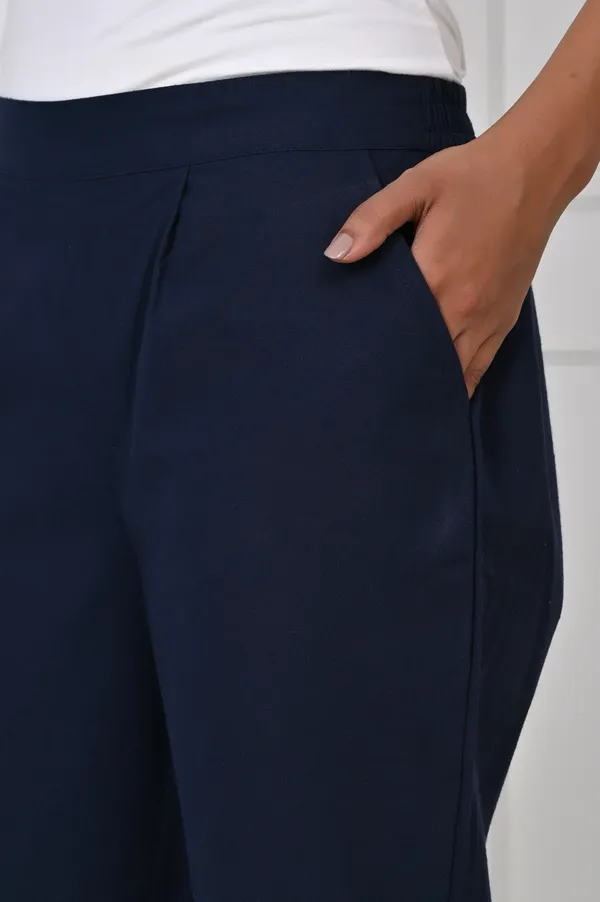 Navy_Blue_Cotton_Pant_For_Women