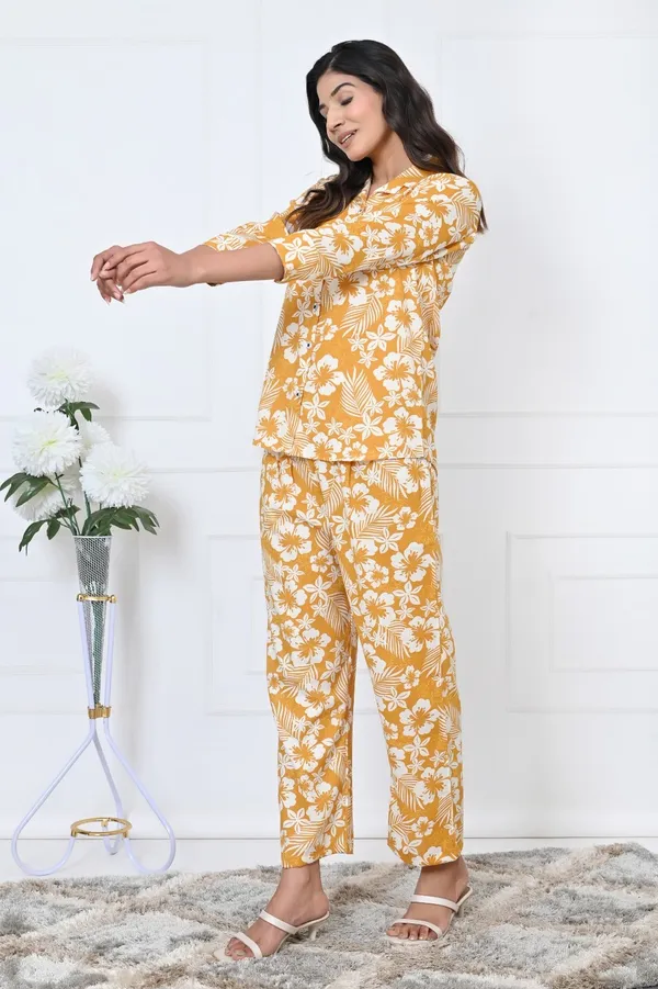 Yellow_Pure_Rayon_Slub_Collar_Neck_Slip_&_On_Co_&_Ord_Set_For_Women