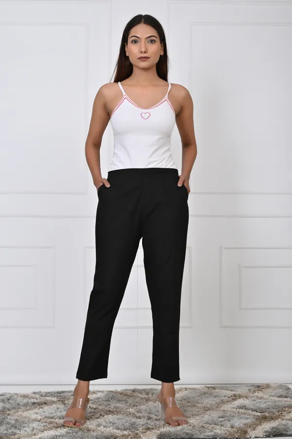 Black_Cotton_Pant_For_Women