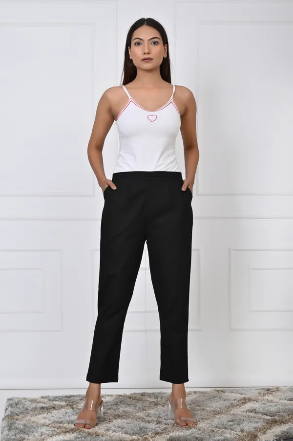 Black_Cotton_Pant_For_Women