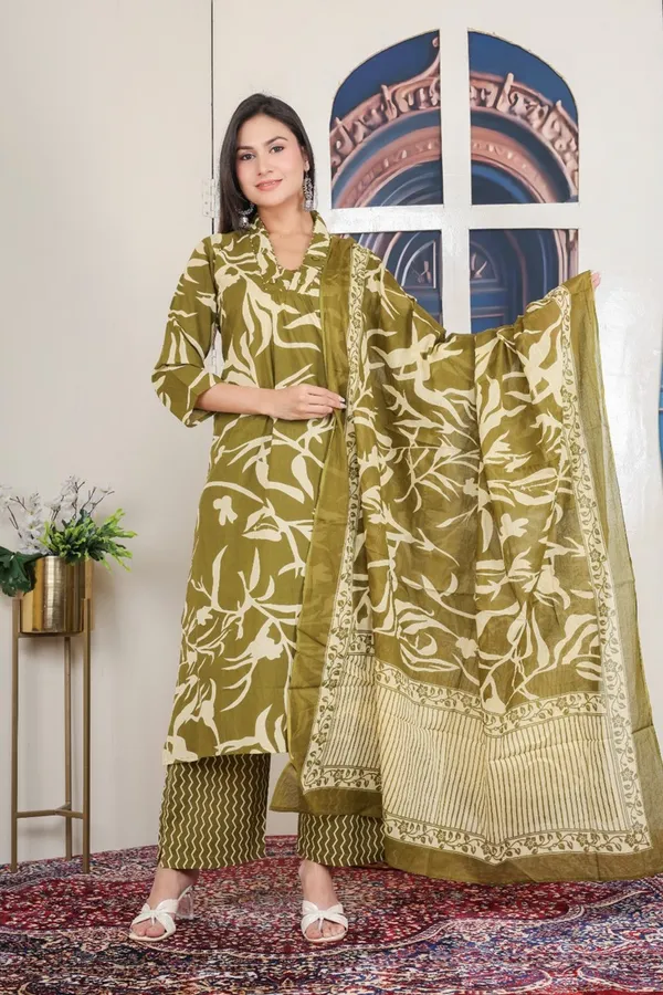 Mehandi_A_Line_Suit_For_Women