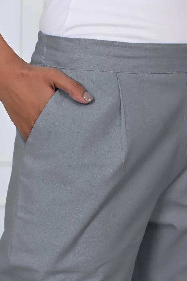 Grey_Cotton_Pant_For_Women