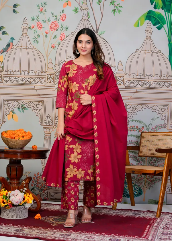 Red_Straight_Suit_For_Women