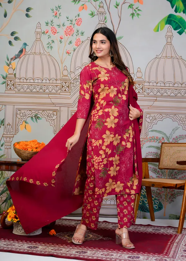Red_Straight_Suit_For_Women