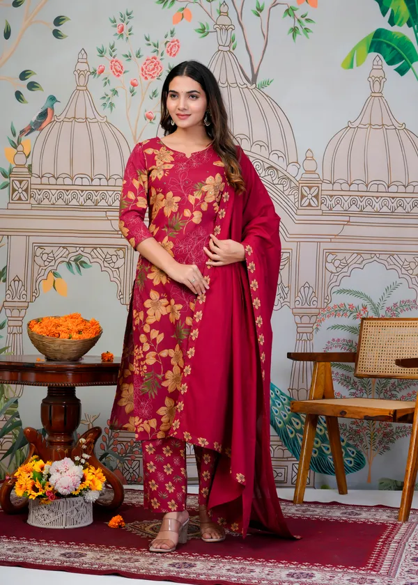 Red_Straight_Suit_For_Women
