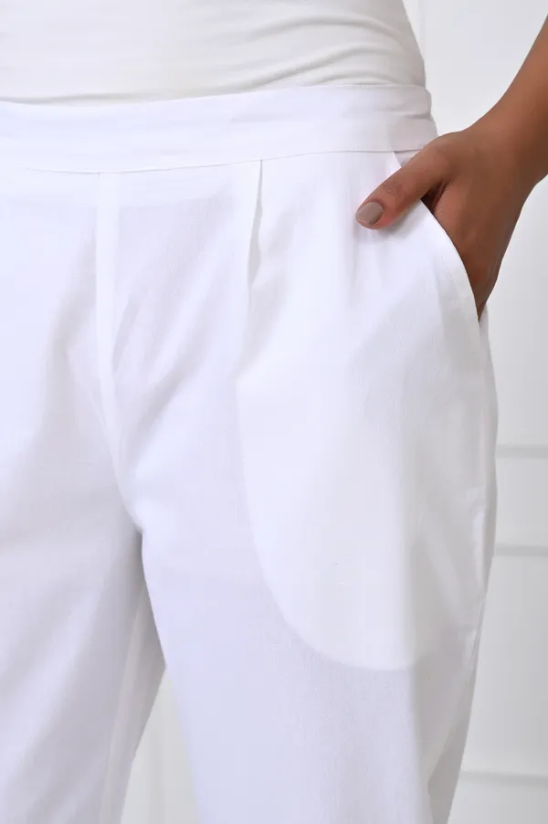 White_Cotton_Pant_For_Women