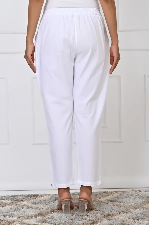 White_Cotton_Pant_For_Women