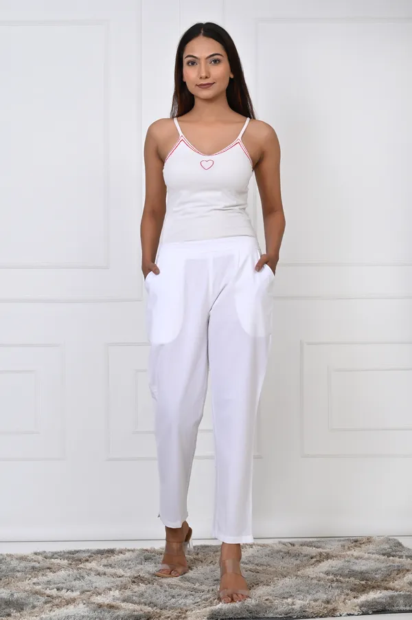 White_Cotton_Pant_For_Women