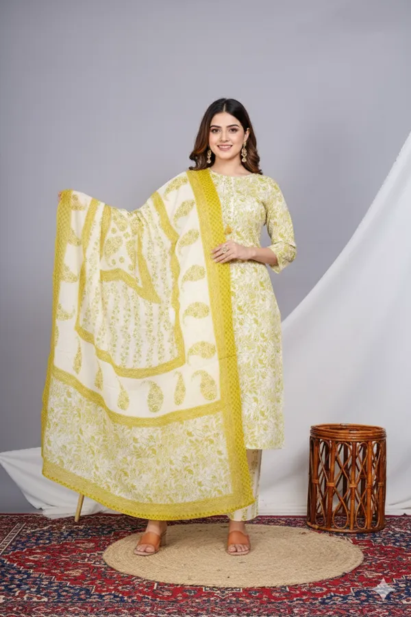 Yellow_Straight_Suit_For_Women