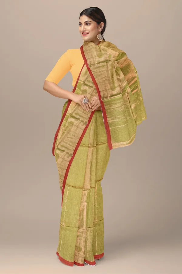 Golden_Cotton_Zari_Saree_For_Women_Apsara