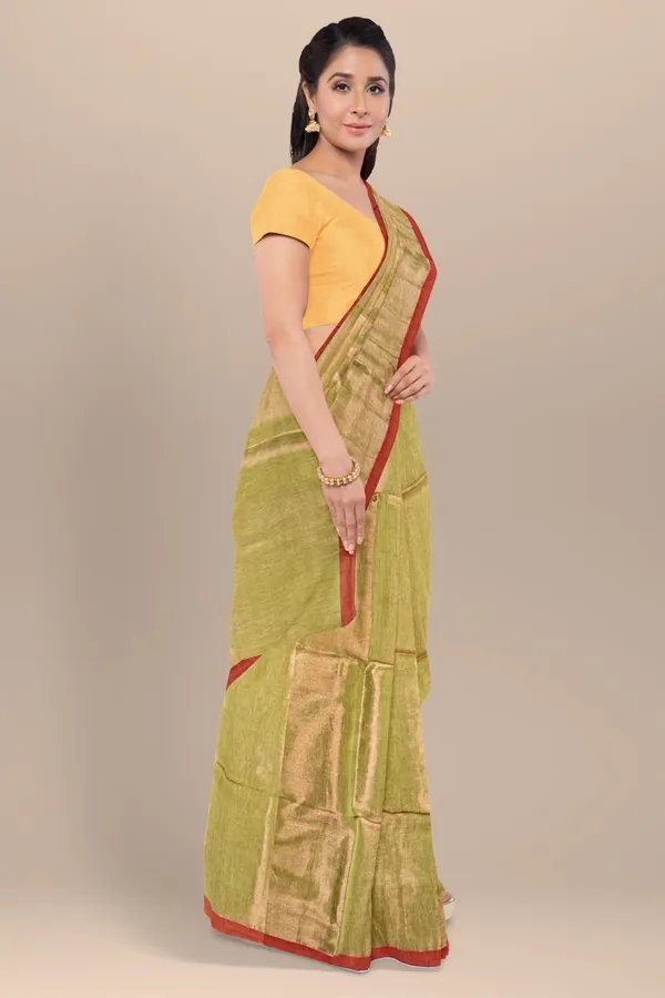Golden_Cotton_Zari_Saree_For_Women_Apsara