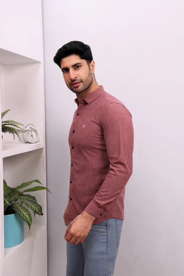 Dusty_Pink_Corduroy_Slim_Fit_Shirt