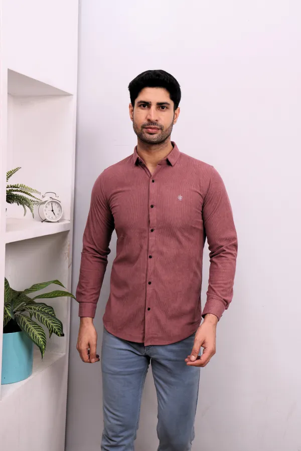 Dusty_Pink_Corduroy_Slim_Fit_Shirt