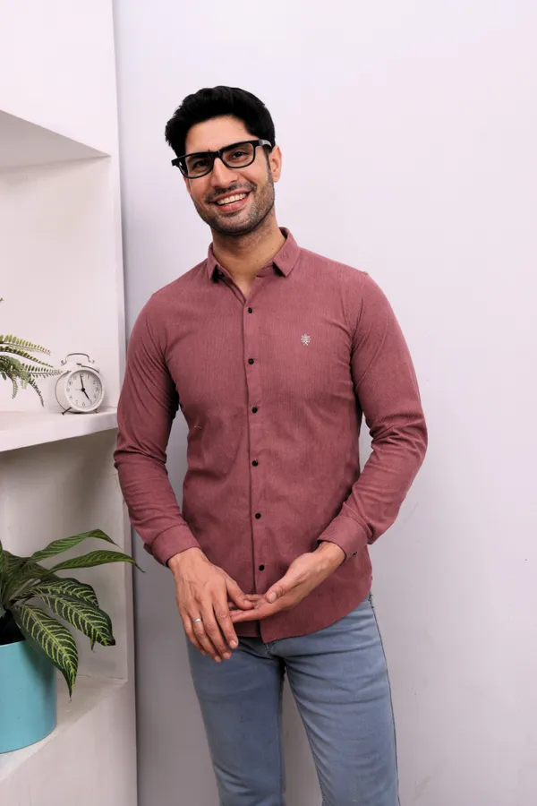 Dusty_Pink_Corduroy_Slim_Fit_Shirt
