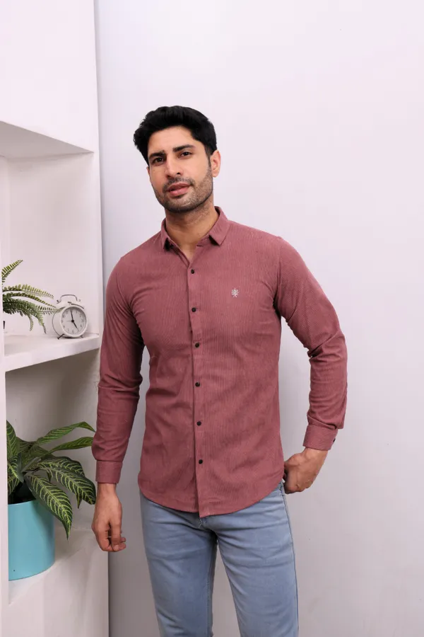 Dusty_Pink_Corduroy_Slim_Fit_Shirt