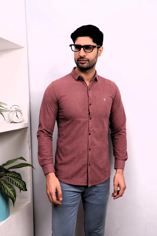 Dusty_Pink_Corduroy_Slim_Fit_Shirt