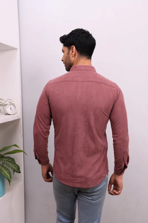 Dusty_Pink_Corduroy_Slim_Fit_Shirt