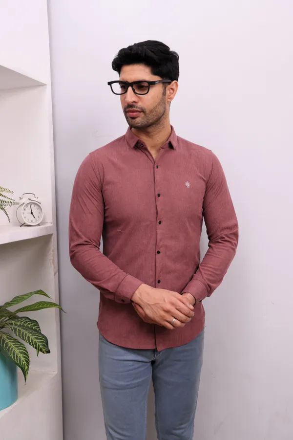 Dusty_Pink_Corduroy_Slim_Fit_Shirt