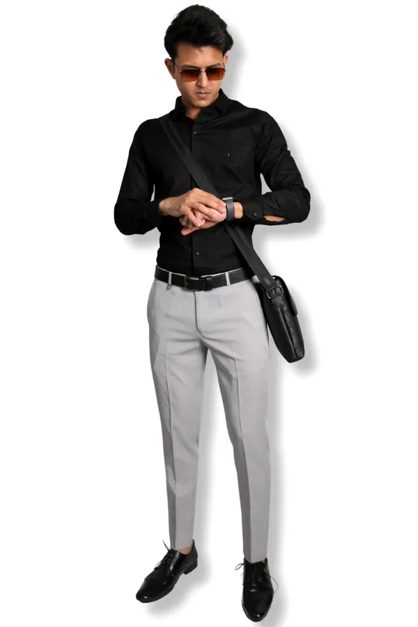 Melange_Grey_Plain_Slim_Fit_Formal_Trouser_|_Stretchable_and_Wrinkle_Free_Fabric