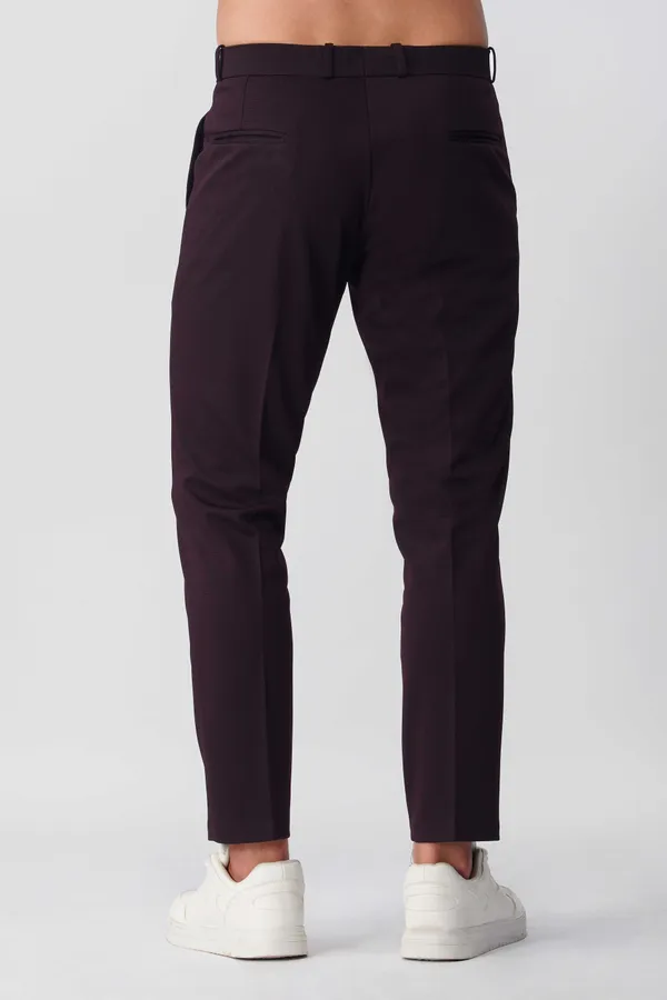 Maroon_Textured_Formal_Trouser_|_Stretchable_and_Wrinkle_Free_Fabric