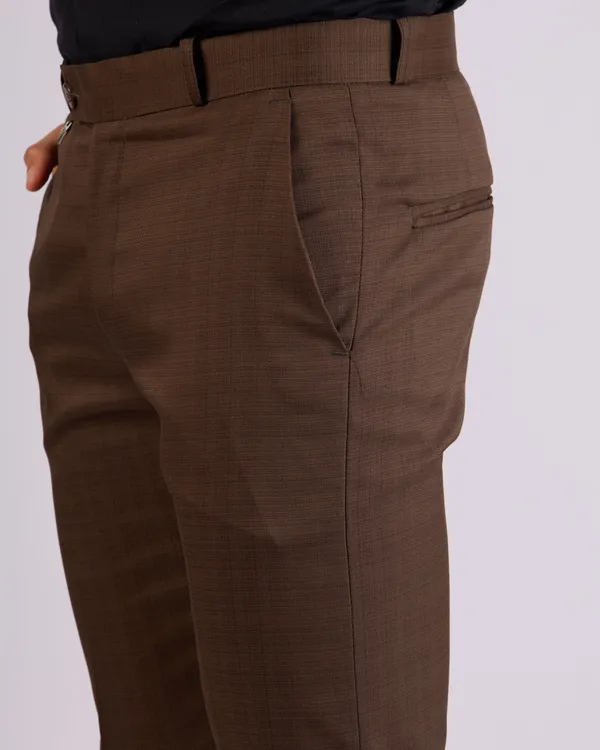 SANT_-_BROWN_SELF-CHECK_SLIM_FIT_FORMAL_TROUSER