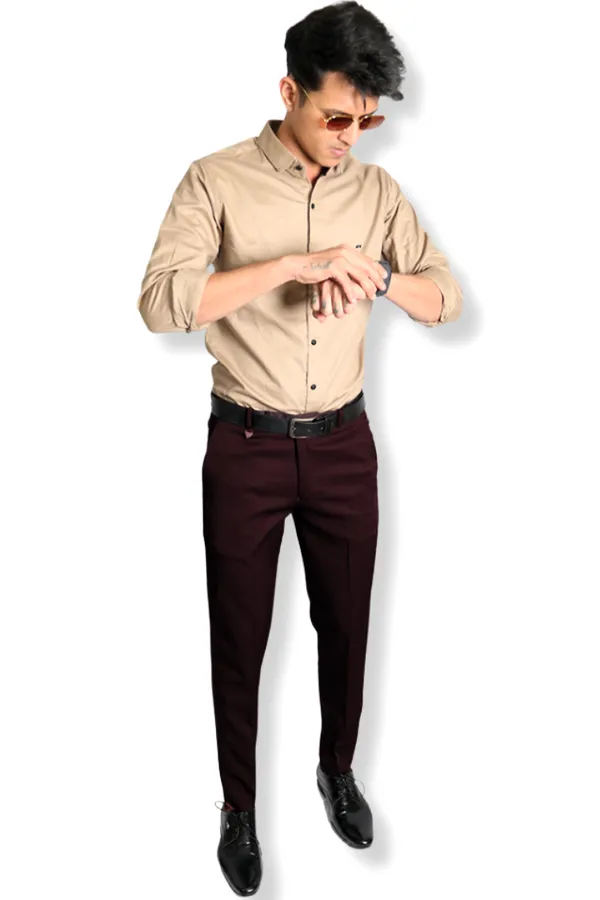 Maroon_Plain_Slim_Fit_Formal_Trouser_|_Stretchable_and_Wrinkle_Free_Fabric