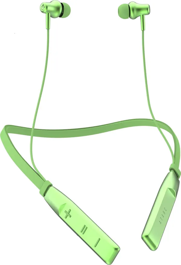ATARC_Green_Neckband_With_Vibration_Call_Alert_I_Long_Lasting_Playtime_40_Hrs_Dual_Pairing_Bluetooth